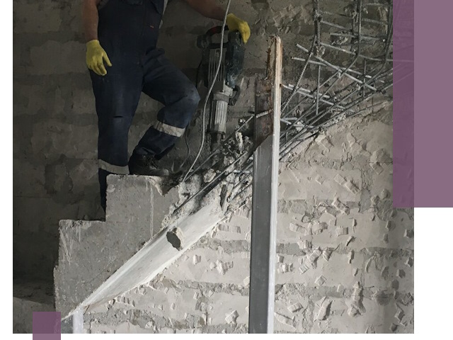 Демонтаж металлических и бетонных лестниц в Арзамасе