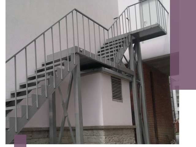 Монтаж пожарных лестниц под ключ в Арзамасе с гарантией качества