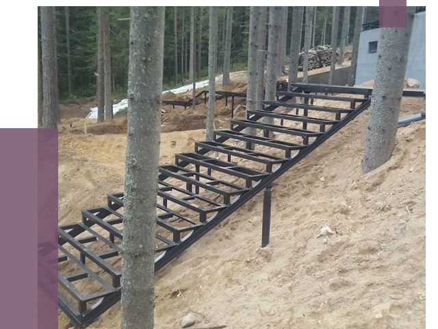 Монтаж металлических лестниц в Арзамасе от 14391 руб. 