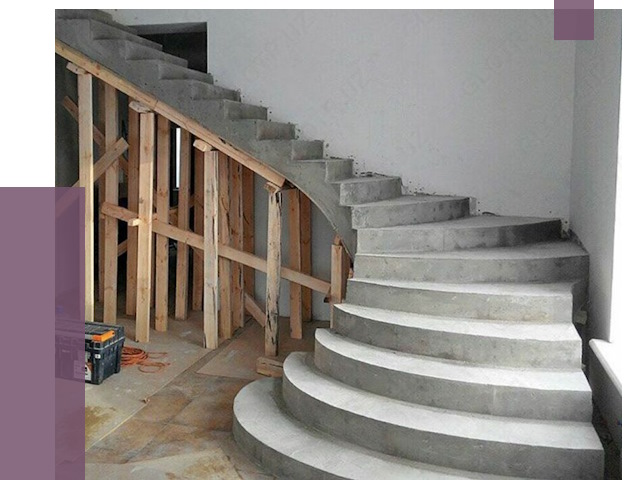 Изготовление бетонных лестниц под ключ в Арзамасе от 21179 руб. | ПРОЛЁТ-Рзм