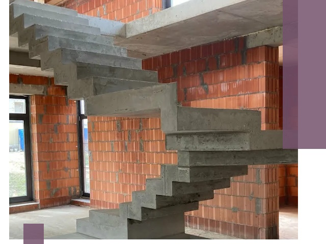 Изготовление бетонных лестниц под ключ в Арзамасе