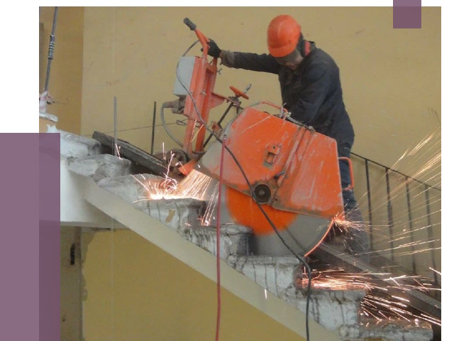 Демонтаж бетонных лестниц в Арзамасе от 4887 руб. за м2 | ПРОЛЁТ-Рзм