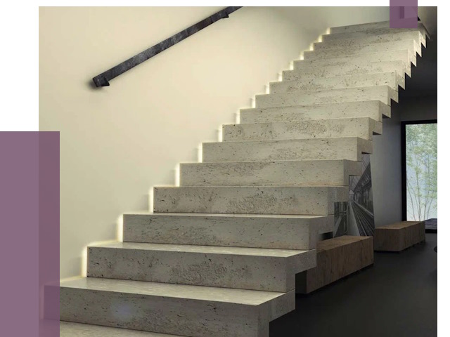 Облицовка бетонных лестниц в Арзамасе от 4887 руб/м2 