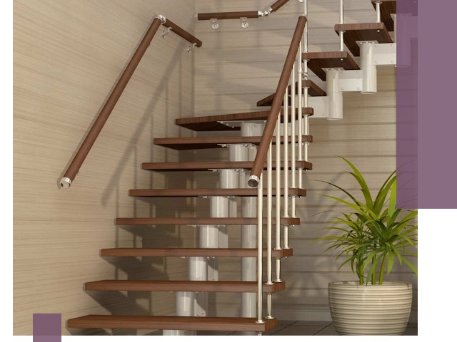 Изготовление модульных лестниц под ключ в Арзамасе