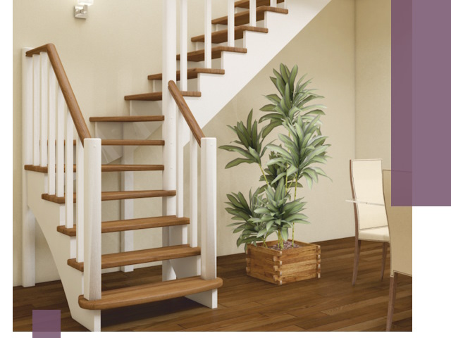 Г-образные лестницы под ключ в Арзамасе — изготовление и монтаж