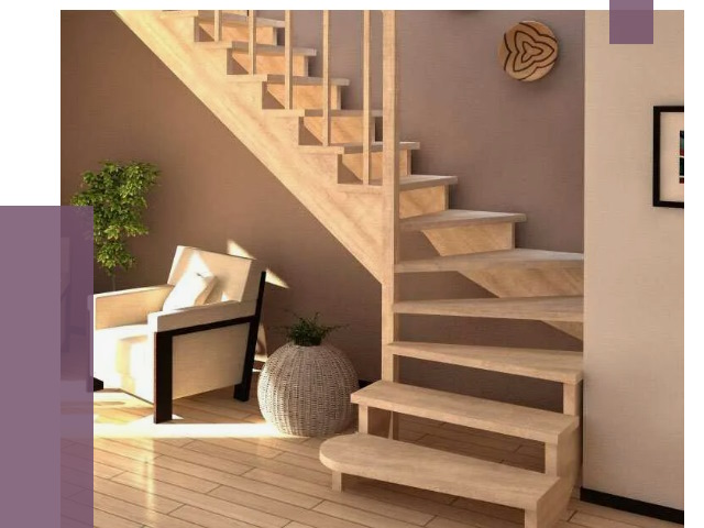 Изготовление Г-образных лестниц в Арзамасе от 20093 руб. 