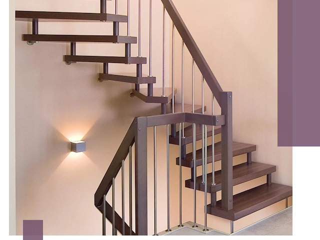 Изготовление лестниц на больцах в Арзамасе под ключ