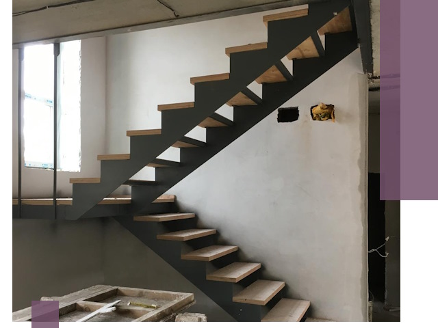 Изготовление лестниц на металлокаркасе в Арзамасе от производителя