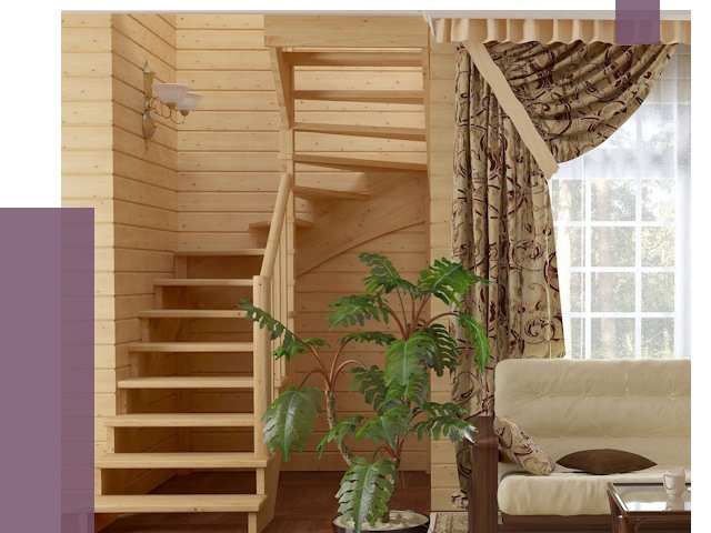 Лестницы для дачи в Арзамасе от 80643 руб.  | ПРОЛЁТ-Рзм