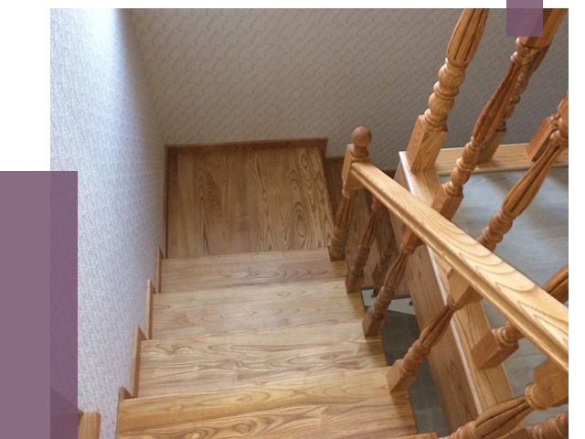 Сосновые лестницы в Арзамасе под ключ от 8580 руб.  | ПРОЛЁТ-Рзм