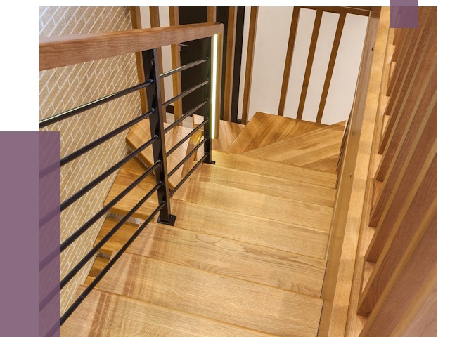 Лестницы из ясеня в Арзамасе под ключ от 10644 руб. 