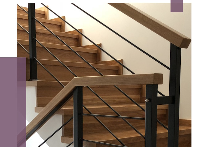 Обшивка металлической лестницы деревом в Арзамасе от 4616 руб. 