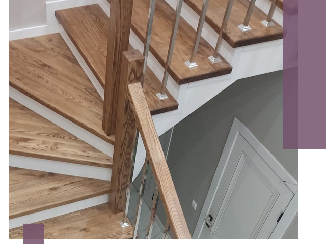 Обшивка металлических лестниц под ключ в Арзамасе