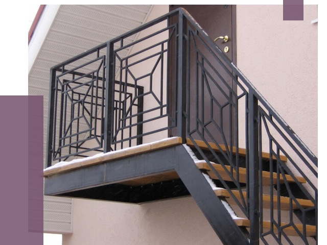 Металлические перила в Арзамасе от 4562 руб.  | ПРОЛЁТ-Рзм