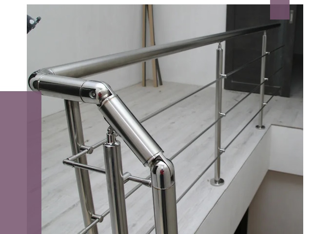 Перила из нержавеющей стали в Арзамасе от 9558 руб. под ключ | ПРОЛЁТ-Рзм