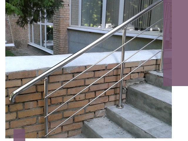 Перила из нержавеющей стали высокого качества в Арзамасе