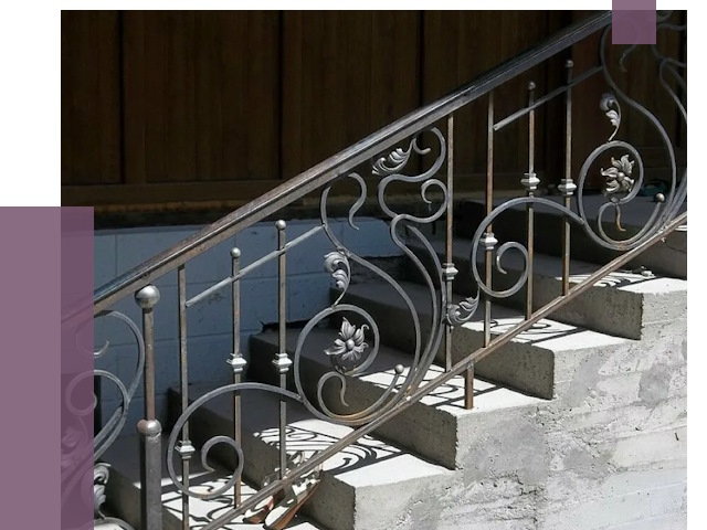 Кованые перила в Арзамасе от 9232 руб. под ключ — качество от ПРОЛЁТ-Рзм
