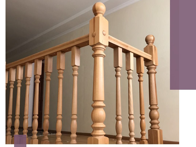 Деревянные перила на заказ в Арзамасе: монтаж и изготовление