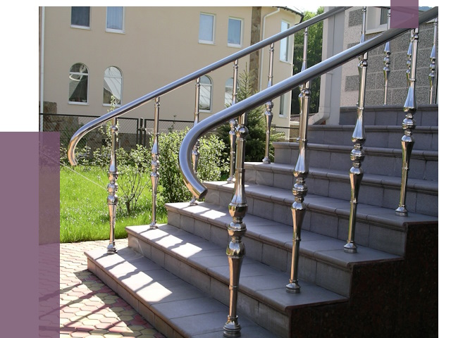 Перила для крыльца в Арзамасе от 11404 руб. — монтаж ПРОЛЁТ-Рзм