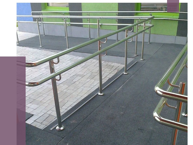 Ограждения пандусов в Арзамасе от 4616 руб. монтаж | ПРОЛЁТ-Рзм