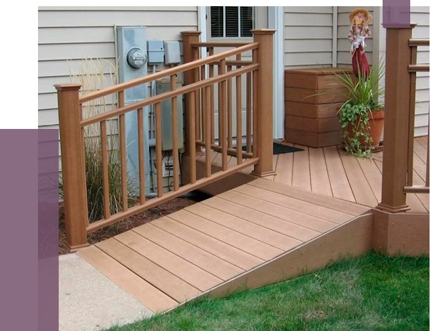 Пандус на крыльцо в Арзамасе под ключ от 8254 руб. 