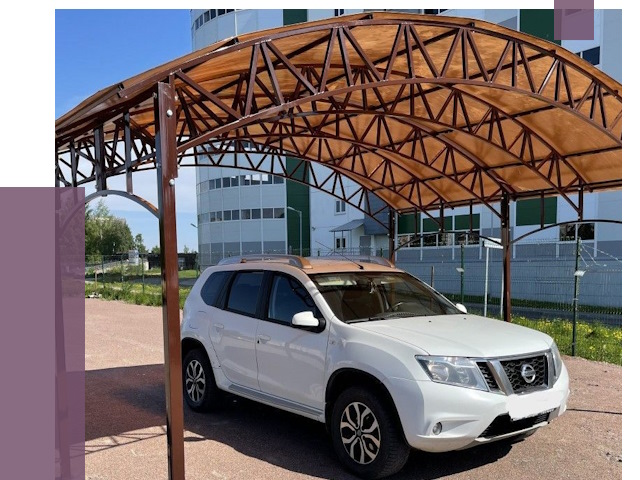 Недорогие навесы в Арзамасе от 45616 руб.  | ПРОЛЁТ-Рзм