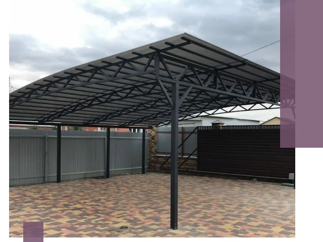 Недорогие навесы под ключ в Арзамасе — изготовление и монтаж