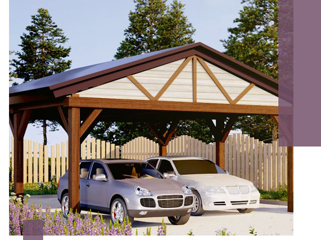 Навесы для автомобиля в Арзамасе — изготовление и монтаж