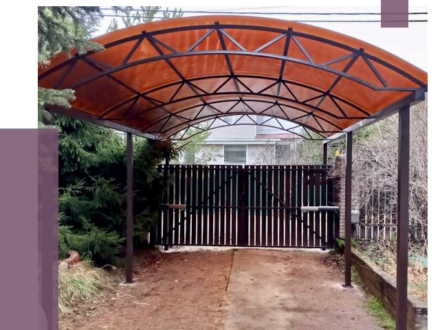 Арочные навесы в Арзамасе от 13522 руб. — изготовление и монтаж | ПРОЛЁТ-Рзм