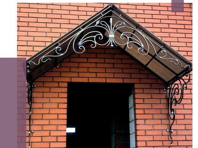 Металлические козырьки в Арзамасе от 11350 руб. 