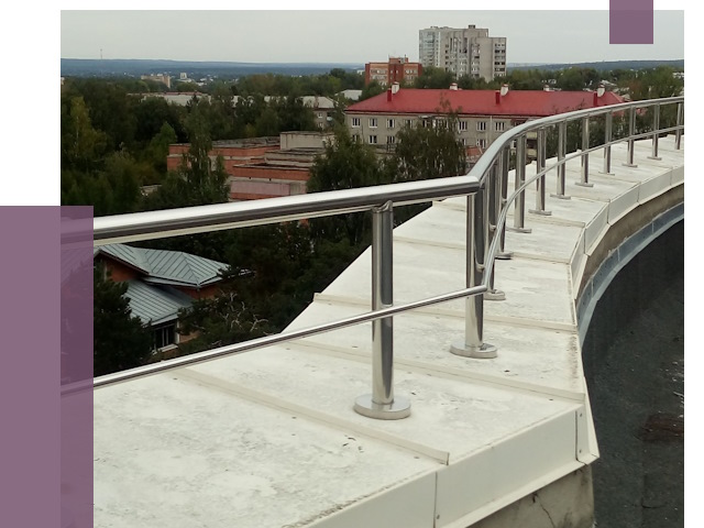Парапеты и ограждения кровли в Арзамасе от 5268 руб.