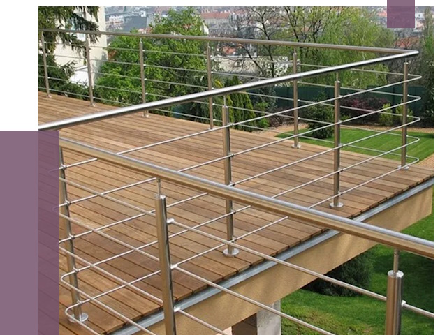 Алюминиевые парапеты в Арзамасе под ключ от 8254 руб. 