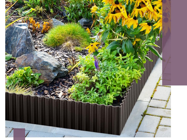 Металлические бордюры для клумб в Арзамасе — производство и монтаж