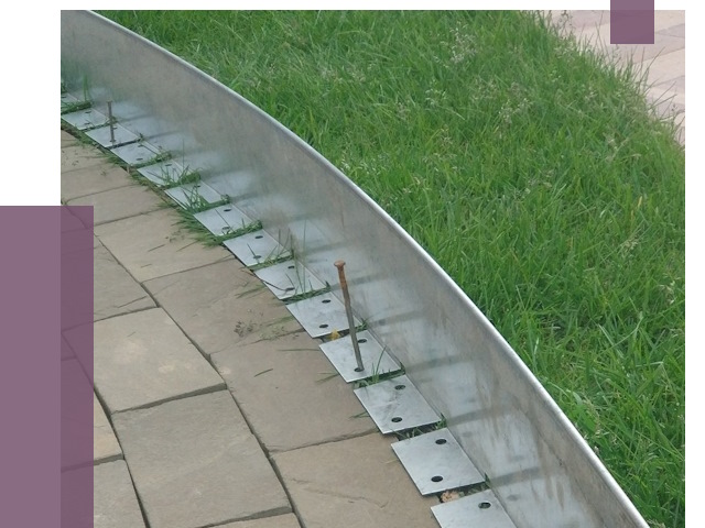 Металлические бордюры для тротуаров в Арзамасе от 9232 руб.