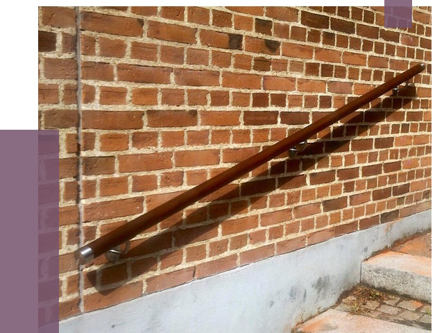 Изготовление пристенных поручней в Арзамасе от 4725 руб. — ПРОЛЁТ-Рзм